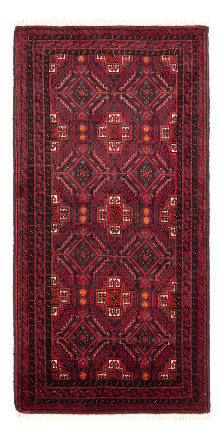 Baluch-tæppe - 170 x 92 cm - mørkerød