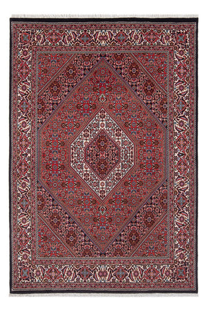 Persisk tæppe - Bijar - Royal - 207 x 142 cm - mørkerød