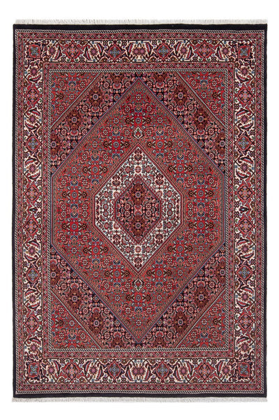 Bidjar - Bukan Tæppe 142x207cm - Persisk tæppe - mørkerød