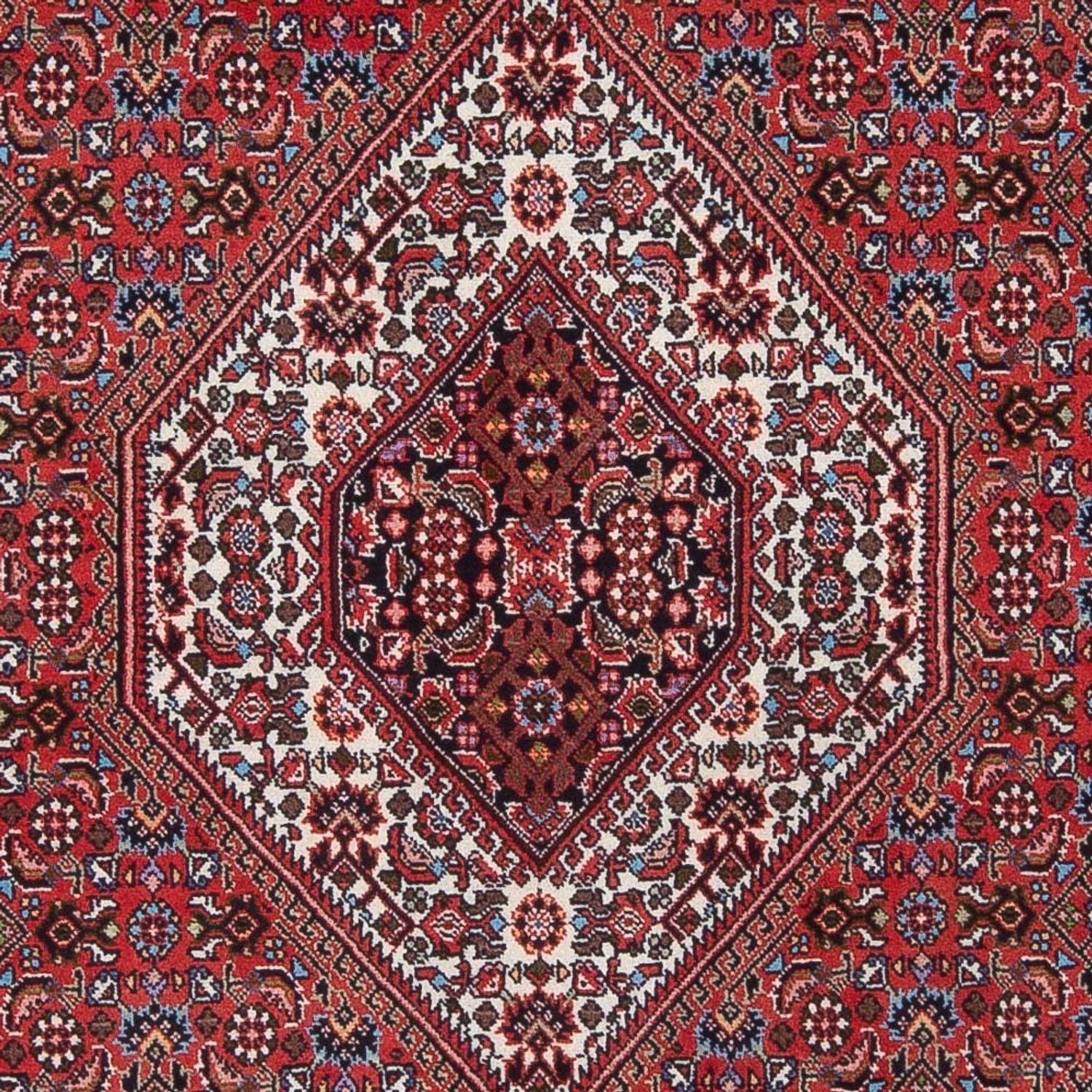 Persisk tæppe - Bijar - Royal - 207 x 142 cm - mørkerød