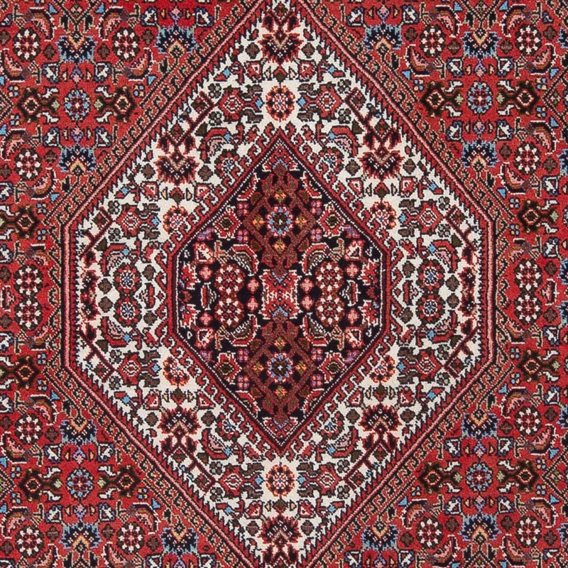 Persisk tæppe - Bijar - Royal - 207 x 142 cm - mørkerød