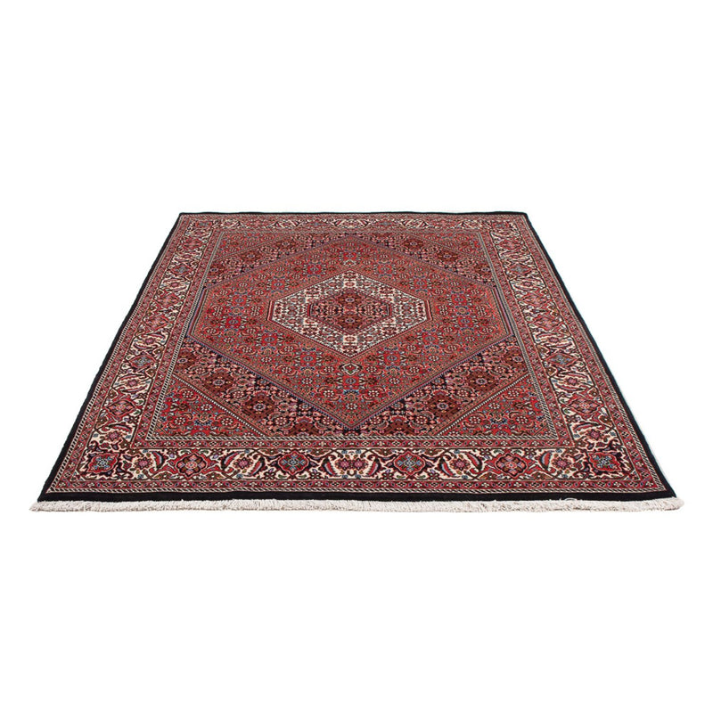 Persisk tæppe - Bijar - Royal - 207 x 142 cm - mørkerød
