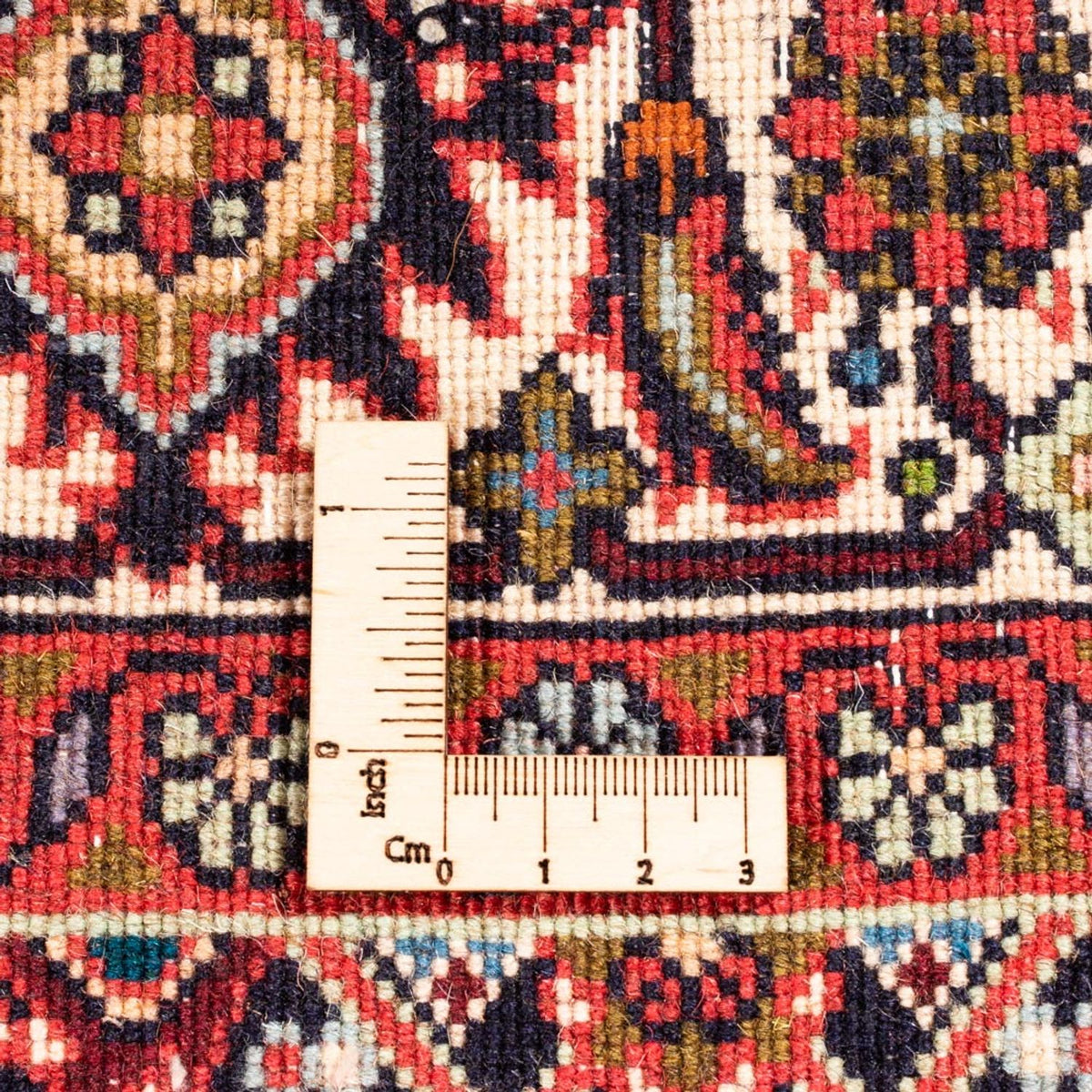 Persisk tæppe - Bijar - Royal - 175 x 114 cm - rød