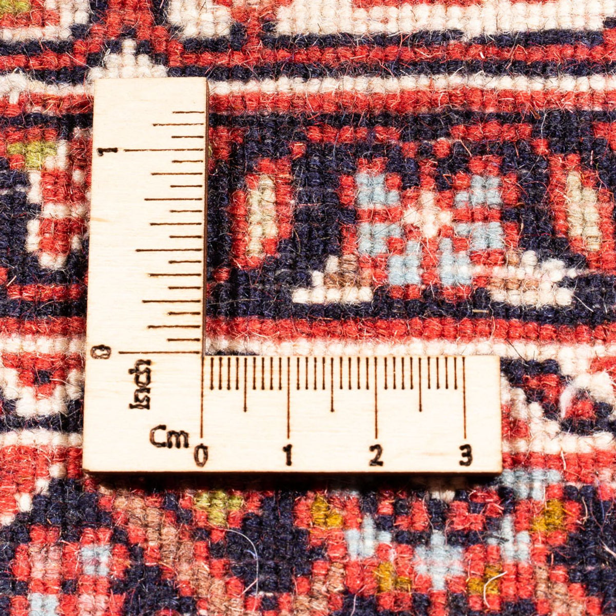 Persisk tæppe - Bijar - Royal - 186 x 106 cm - rød