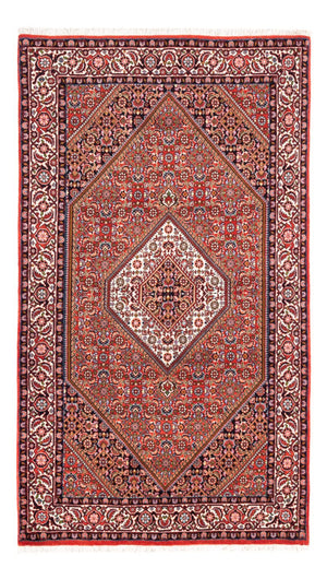 Persisk tæppe - Bijar - Royal - 176 x 108 cm - rød
