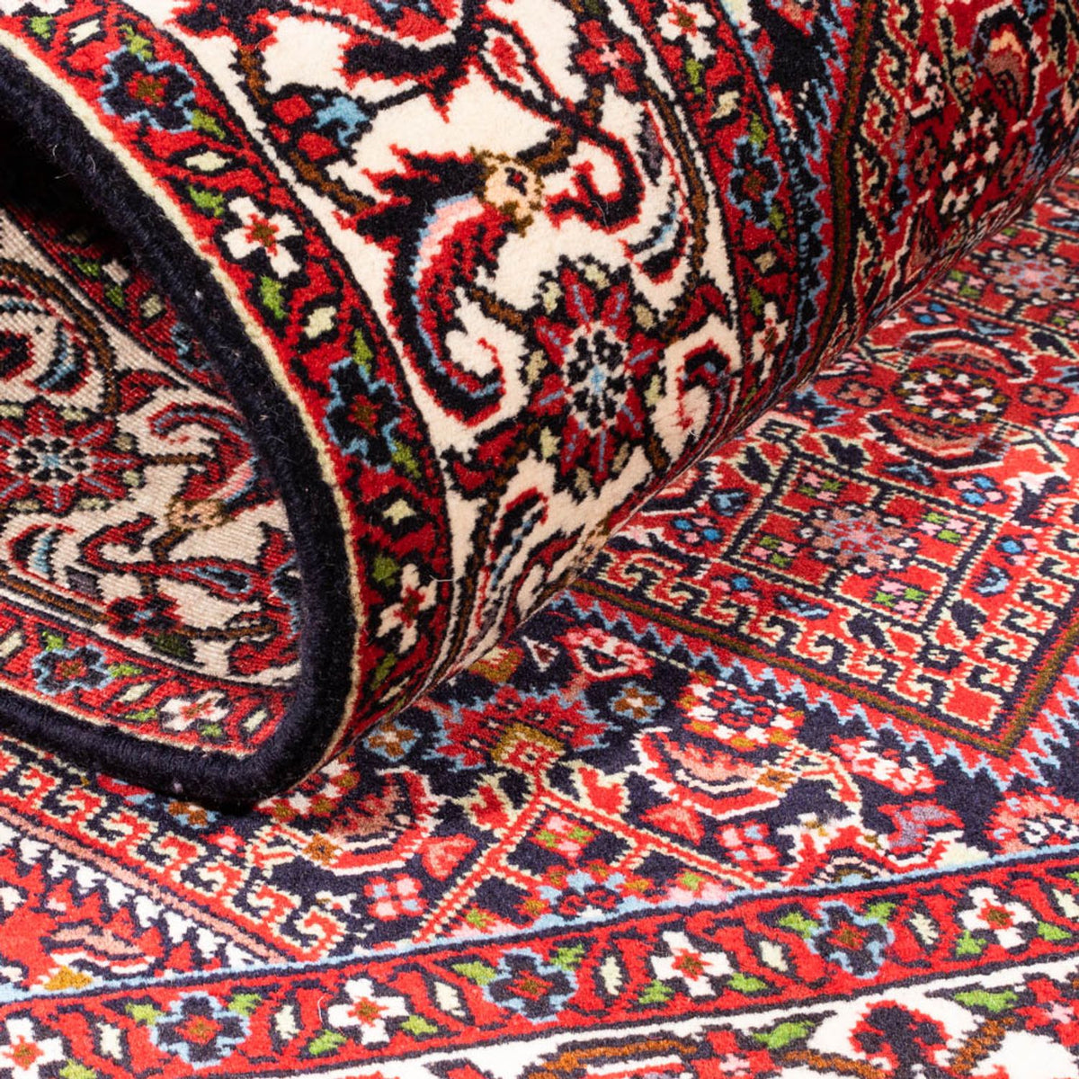 Persisk tæppe - Bijar - Royal - 180 x 110 cm - rød