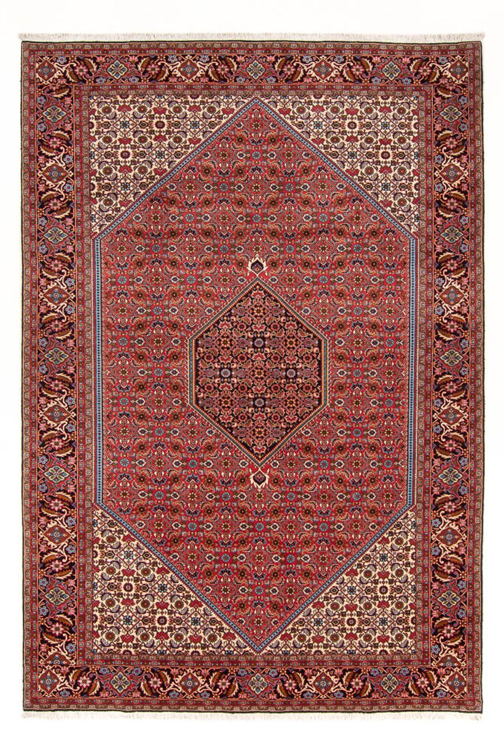 Persisk tæppe - Bijar - Royal - 301 x 200 cm - rød