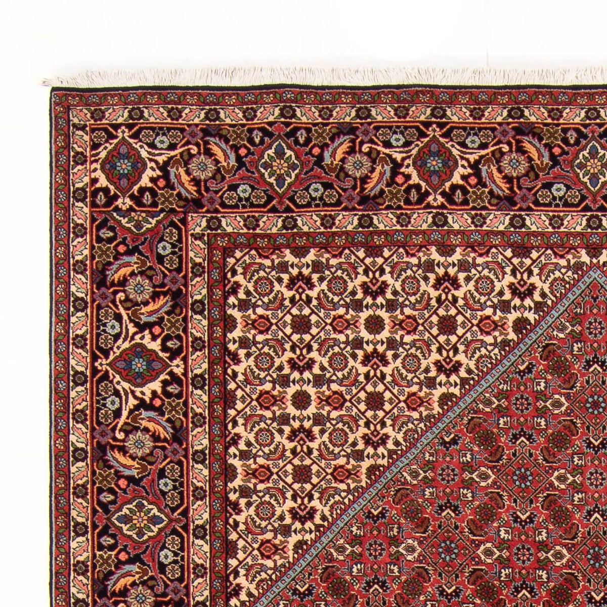 Persisk tæppe - Bijar - Royal - 293 x 200 cm - rød