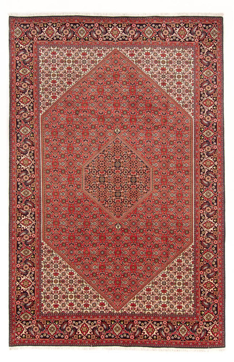 Persisk tæppe - Bijar - Royal - 298 x 197 cm - rød