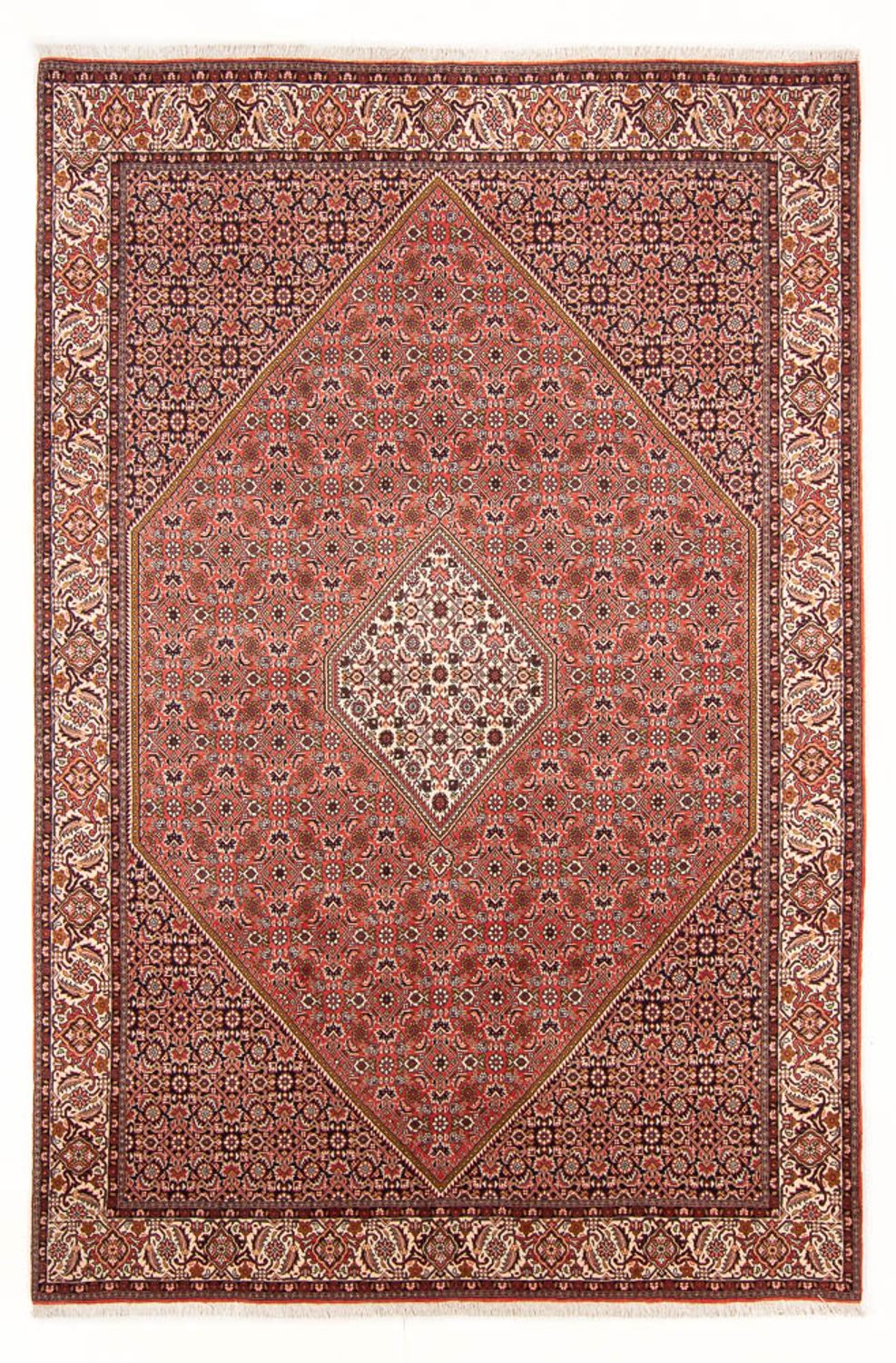 Persisk tæppe - Bijar - Royal - 300 x 202 cm - rød