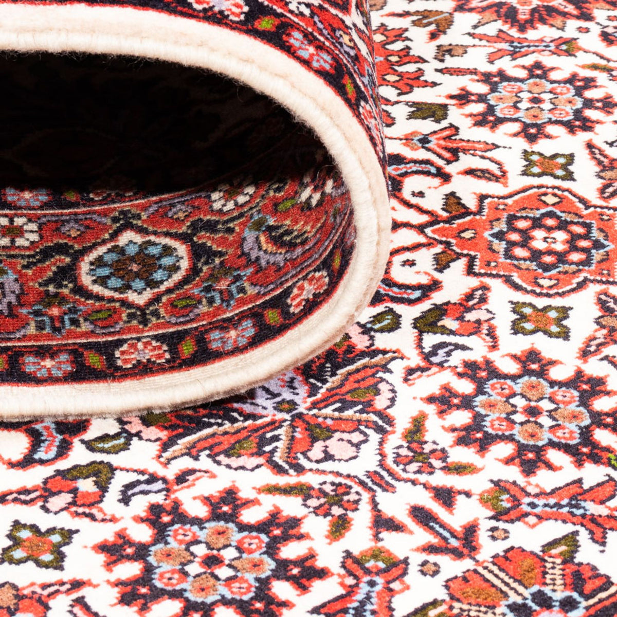 Løber Persisk tæppe - Bijar - Royal - 190 x 106 cm - creme