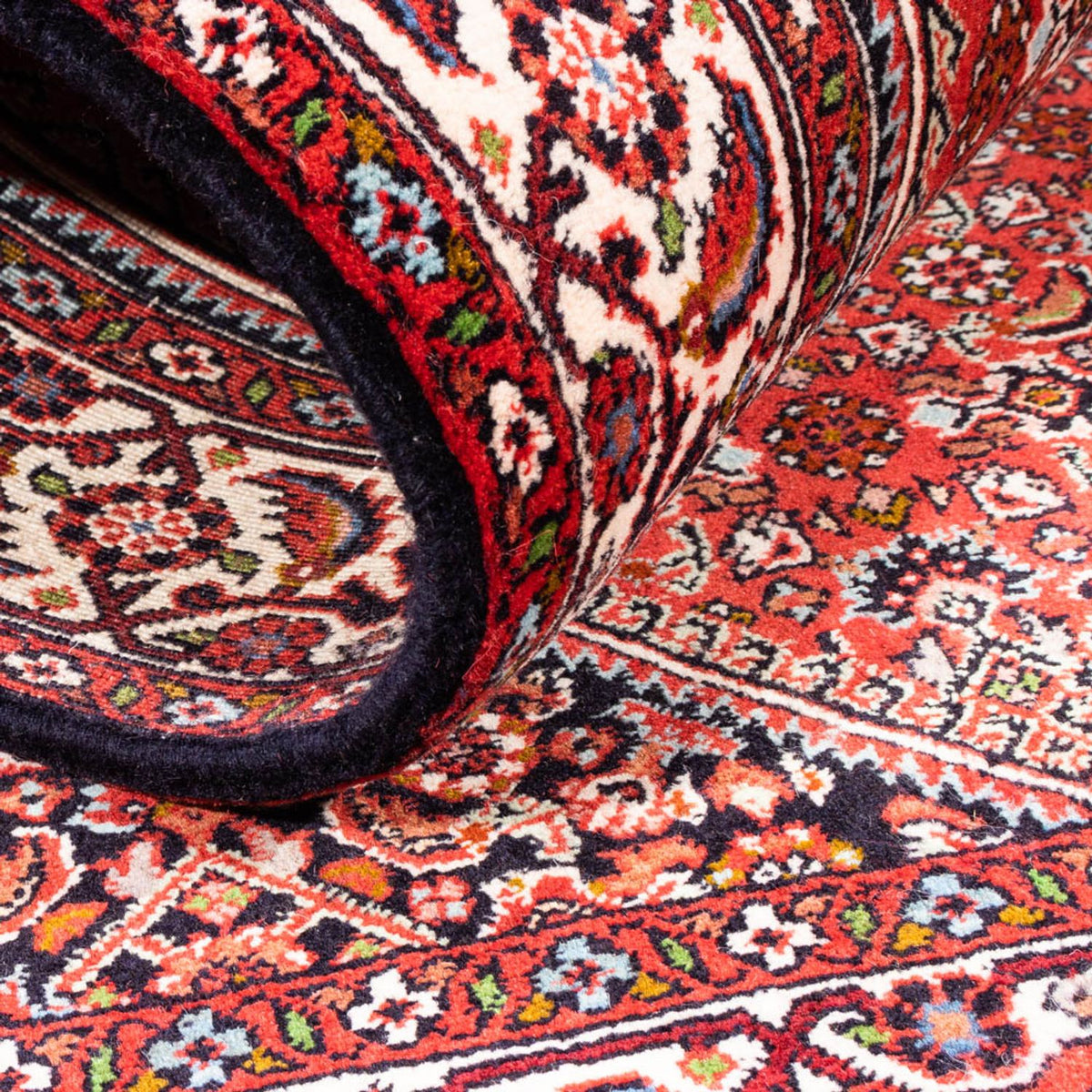 Persisk tæppe - Bijar - Royal - 176 x 110 cm - rød