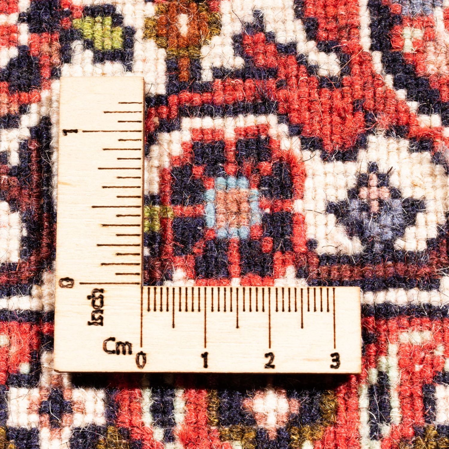 Persisk tæppe - Bijar - Royal - 184 x 108 cm - rød