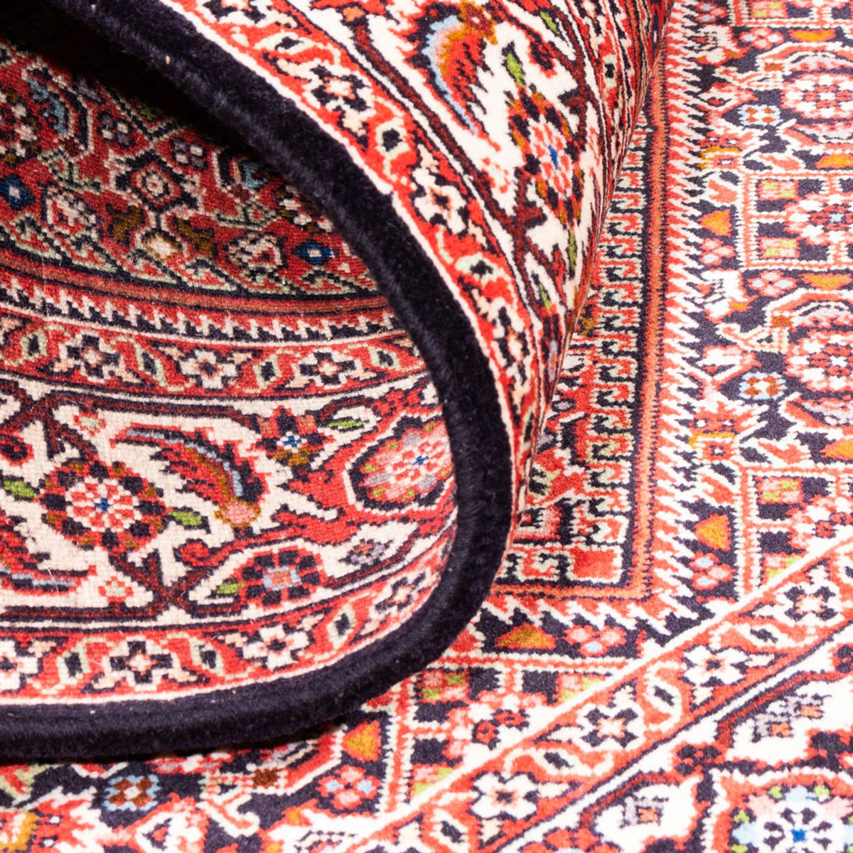 Persisk tæppe - Bijar - Royal - 168 x 109 cm - rød