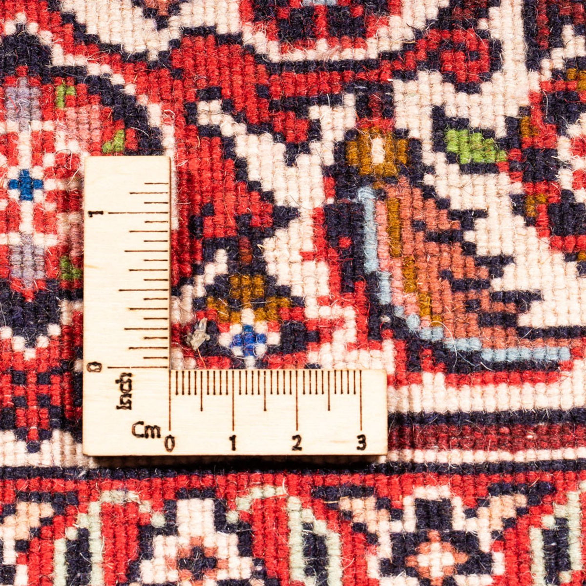 Persisk tæppe - Bijar - Royal - 168 x 109 cm - rød