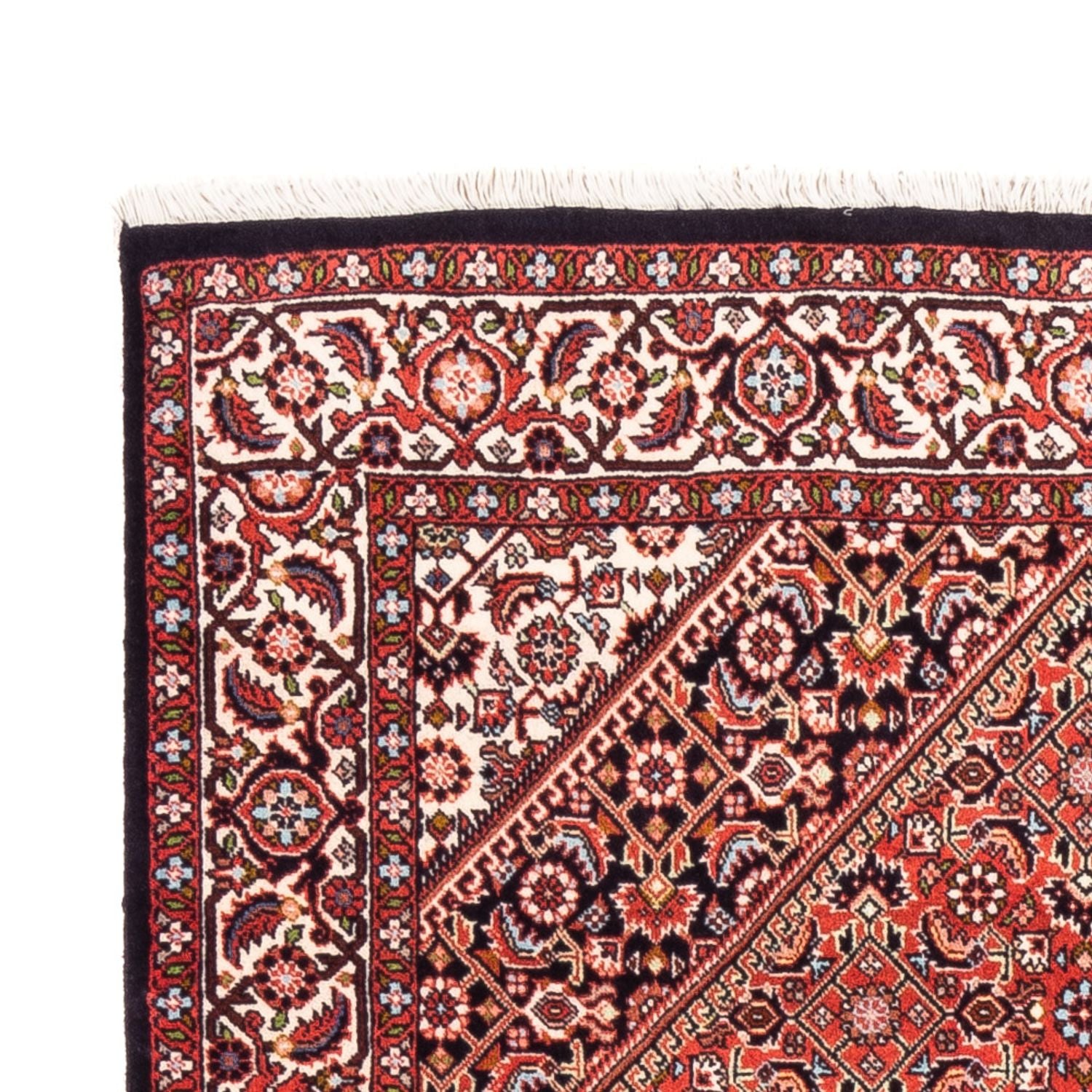 Persisk tæppe - Bijar - Royal - 166 x 110 cm - rød