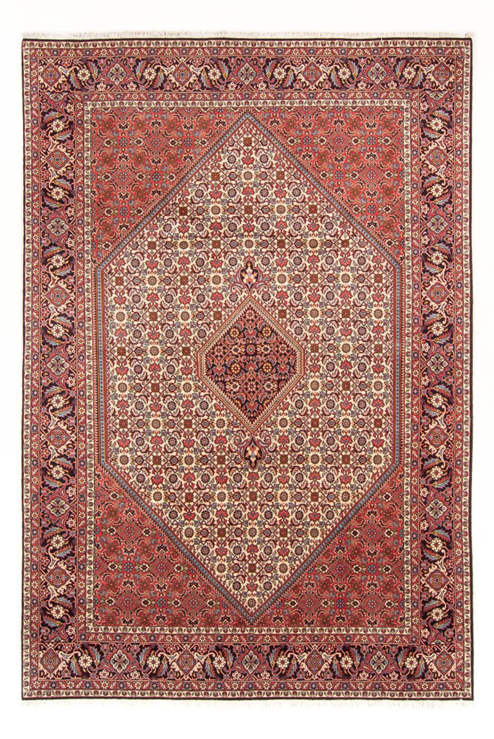 Persisk tæppe - Bijar - Royal - 298 x 200 cm - rød
