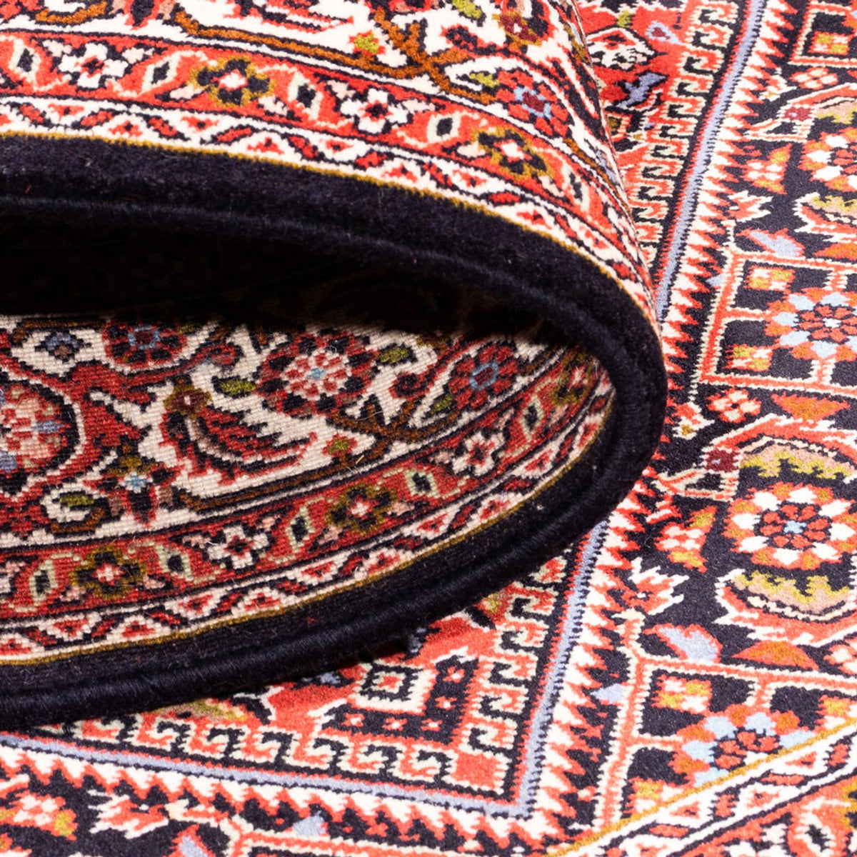 Persisk tæppe - Bijar - Royal - 174 x 110 cm - rød