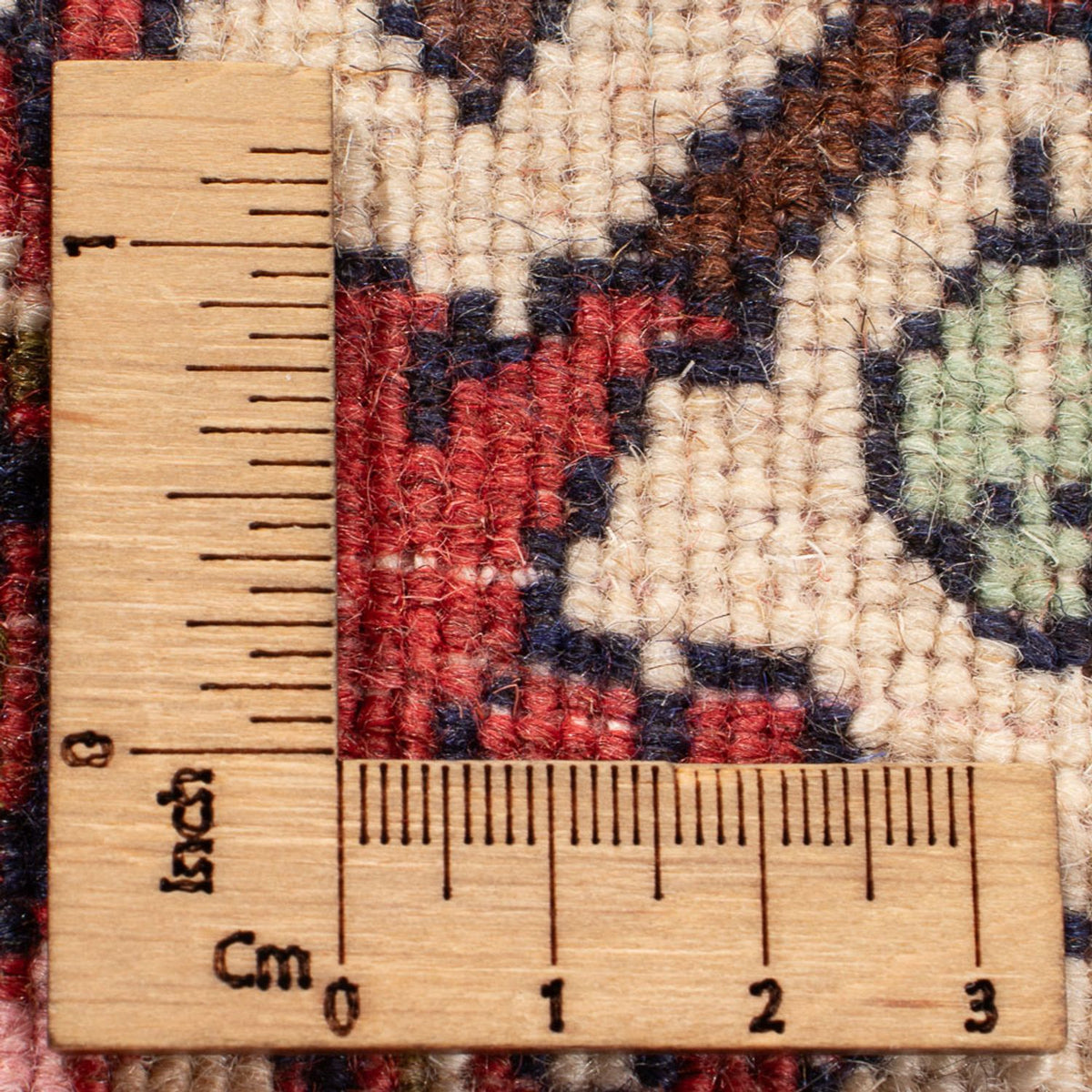 Persisk tæppe - Bijar - Royal - 296 x 248 cm - mørkerød