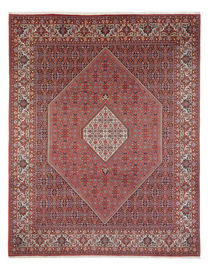 Persisk tæppe - Bijar - Royal - 337 x 250 cm - mørkerød