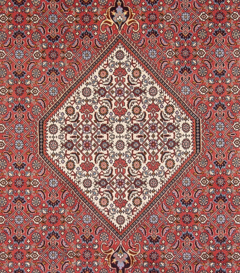 Persisk tæppe - Bijar - Royal - 337 x 250 cm - mørkerød