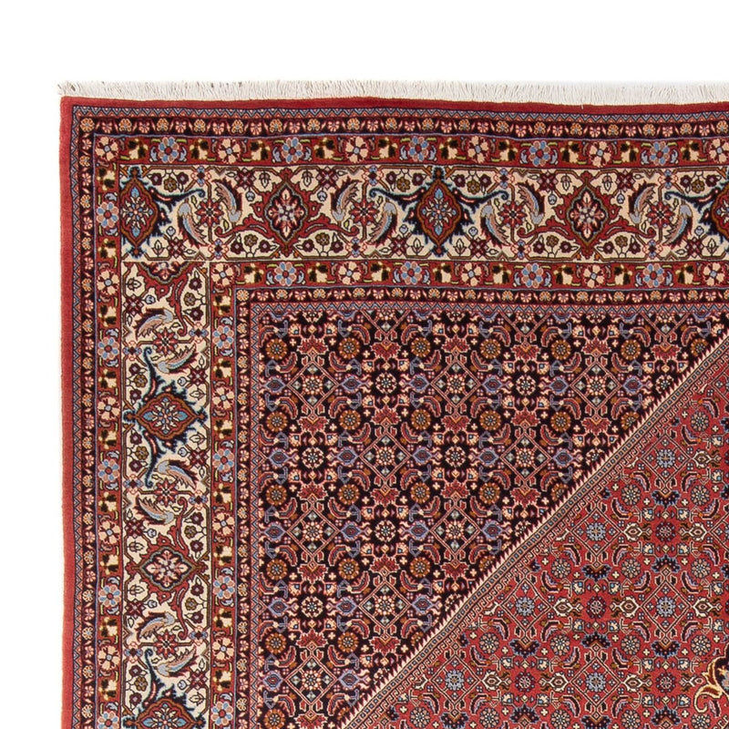 Persisk tæppe - Bijar - Royal - 337 x 250 cm - mørkerød