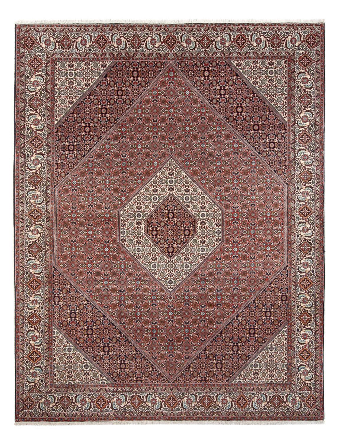 Persisk tæppe - Bijar - Royal - 344 x 247 cm - rust