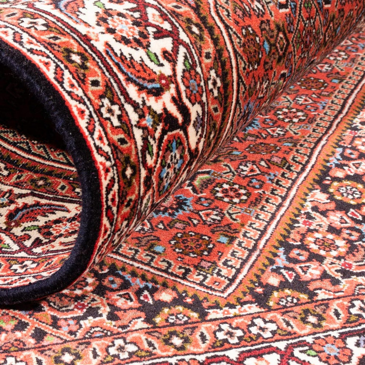 Persisk tæppe - Bijar - Royal - 186 x 112 cm - rød