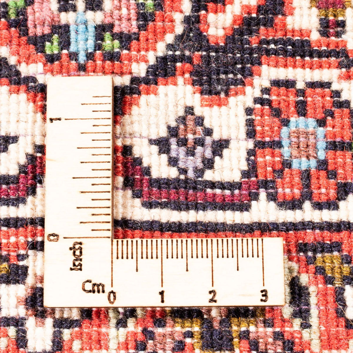 Persisk tæppe - Bijar - Royal - 186 x 112 cm - rød