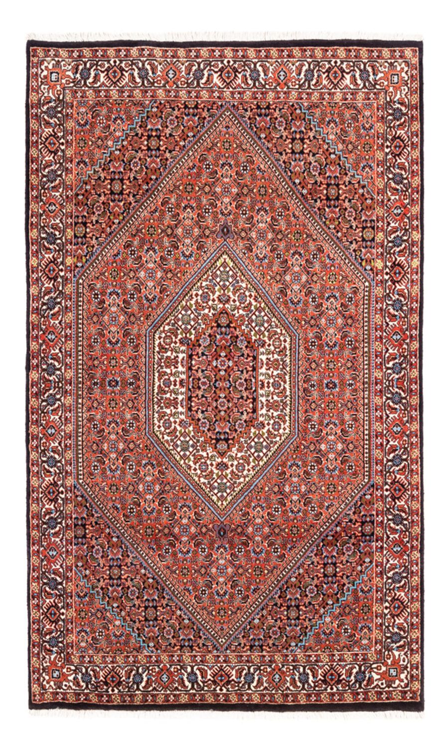Persisk tæppe - Bijar - Royal - 170 x 108 cm - rød