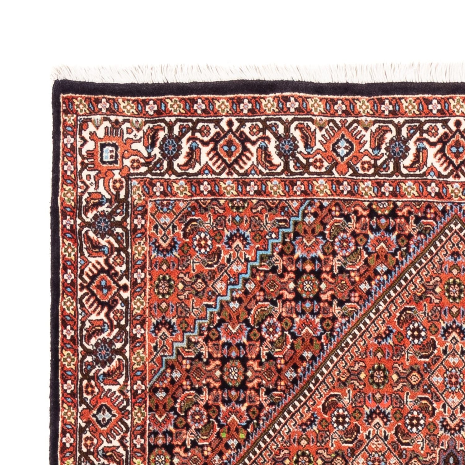 Persisk tæppe - Bijar - Royal - 170 x 108 cm - rød
