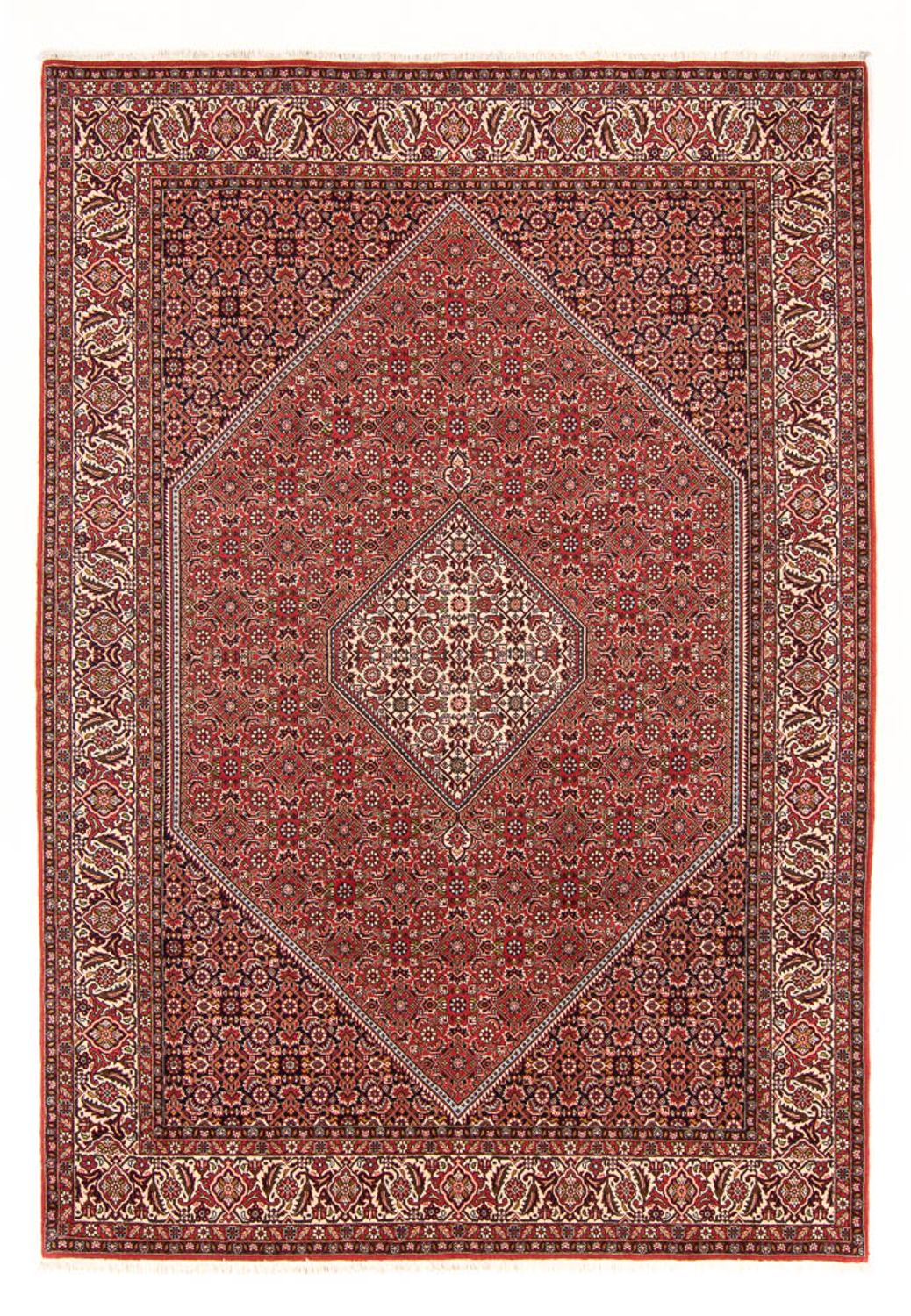 Persisk tæppe - Bijar - Royal - 290 x 202 cm - rød