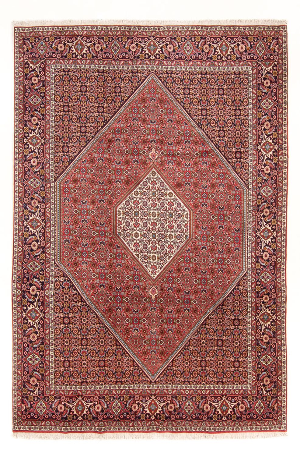 Persisk tæppe - Bijar - Royal - 310 x 203 cm - rød