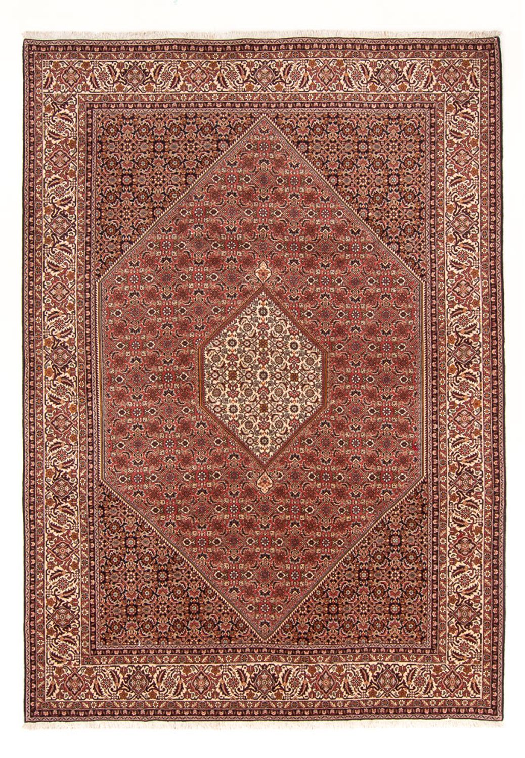 Persisk tæppe - Bijar - Royal - 292 x 200 cm - rød