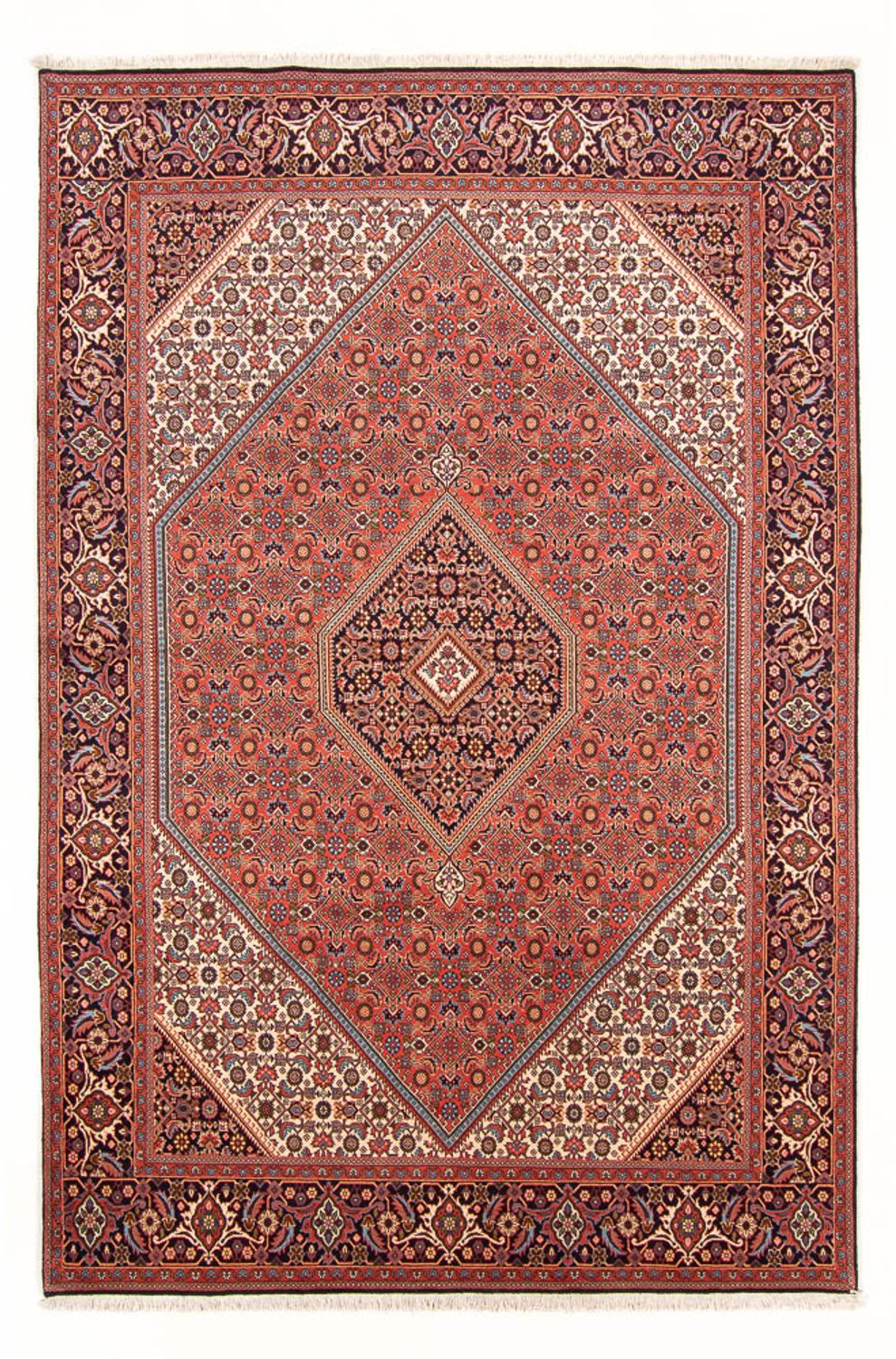Persisk tæppe - Bijar - Royal - 300 x 200 cm - rød
