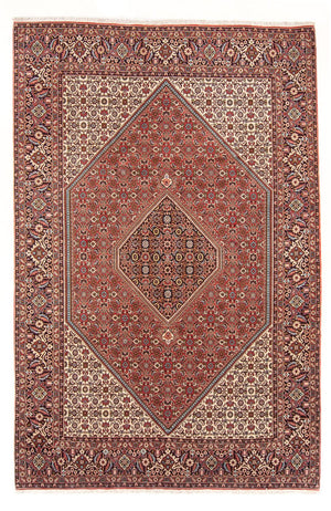 Persisk tæppe - Bijar - Royal - 307 x 203 cm - rød