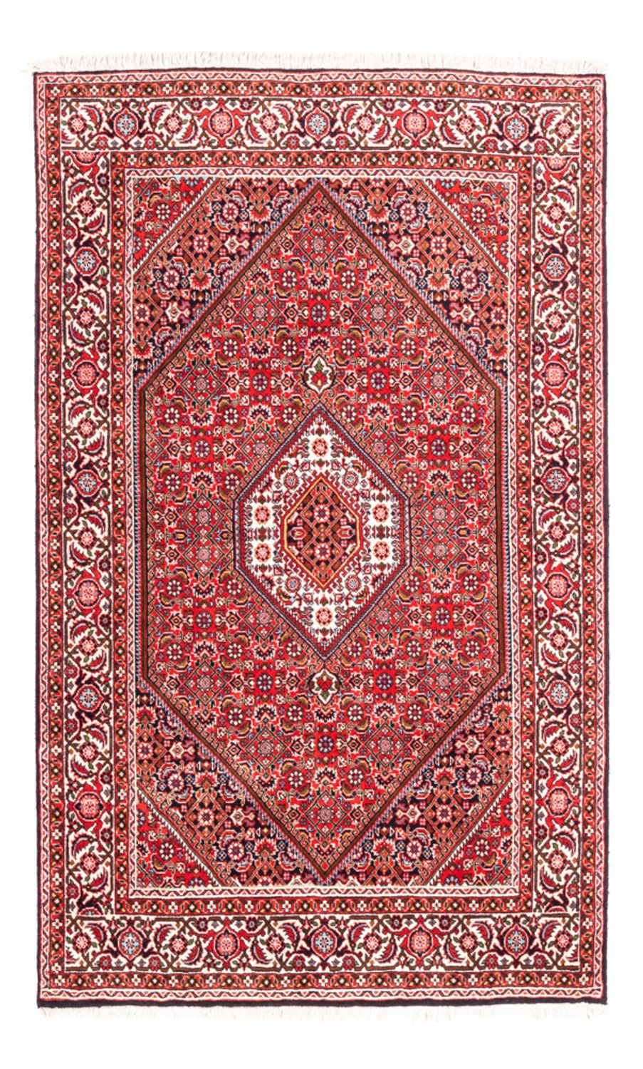 Persisk tæppe - Bijar - Royal - 170 x 110 cm - rød