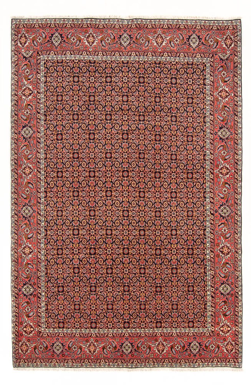 Persisk tæppe - Bijar - Royal - 302 x 200 cm - rød