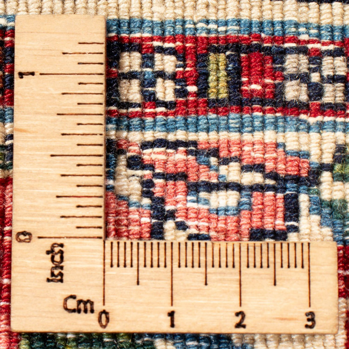 Persisk tæppe - Bijar - Royal firkantet  - 70 x 70 cm - creme