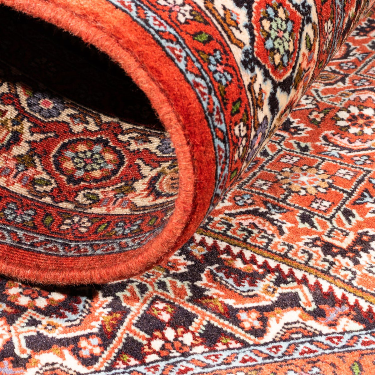 Persisk tæppe - Bijar - Royal - 169 x 113 cm - rød