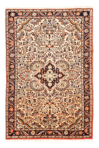 Persisk tæppe - Bijar - Royal - 147 x 100 cm - lys beige