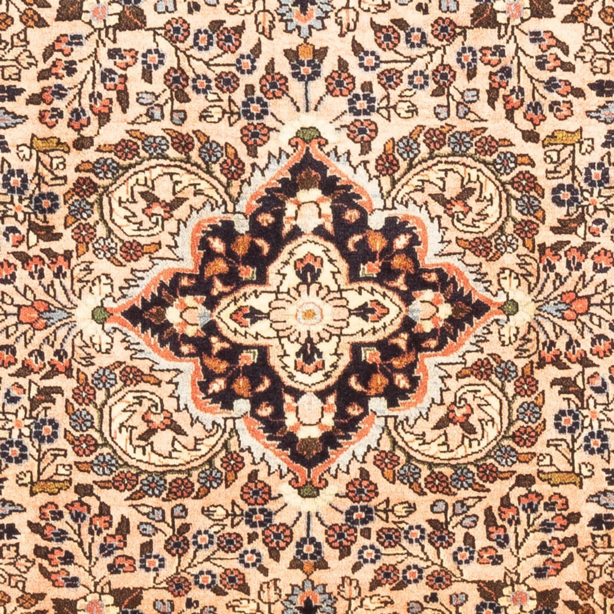Persisk tæppe - Bijar - Royal - 147 x 100 cm - lys beige