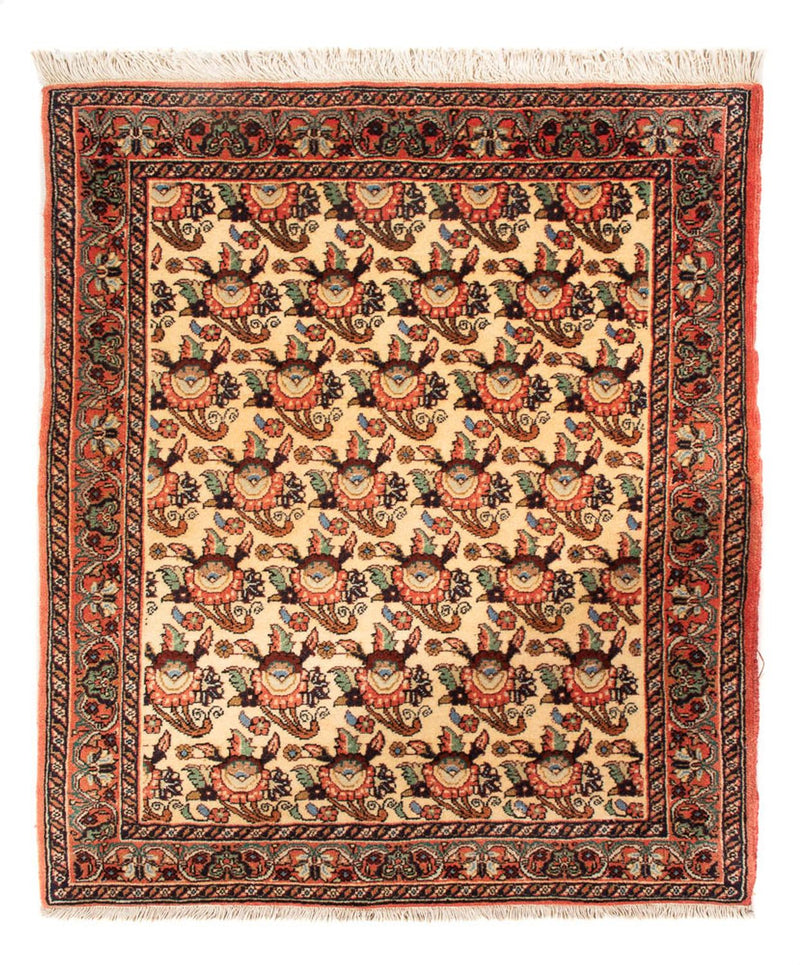 Persisk tæppe - Bijar - Royal - 90 x 73 cm - creme