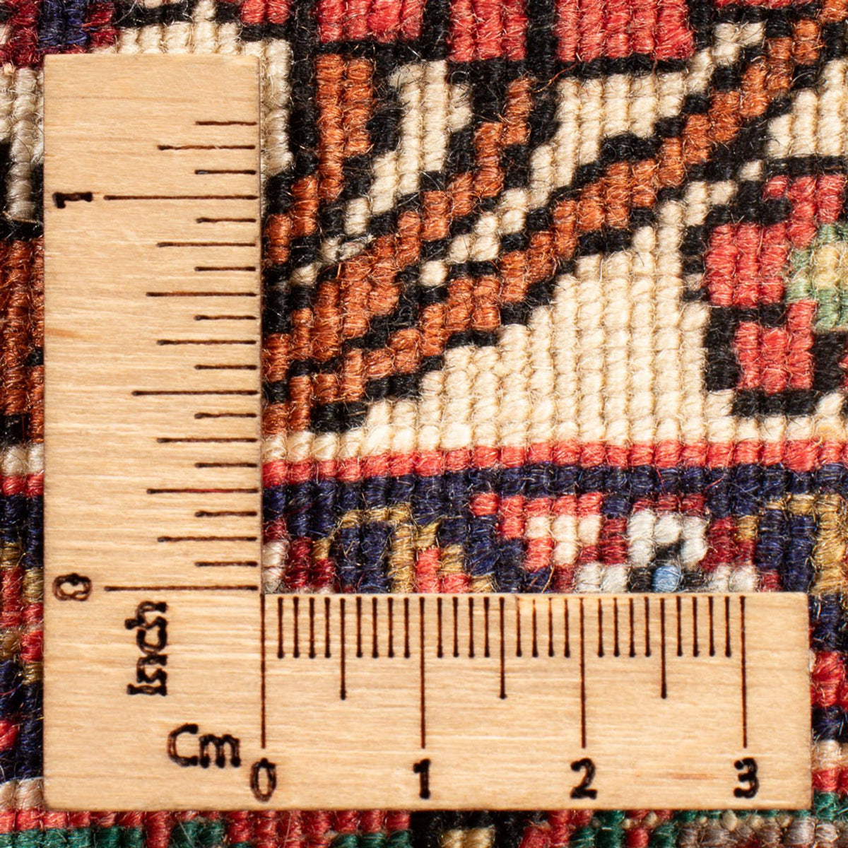 Persisk tæppe - Bijar - Royal - 90 x 73 cm - creme