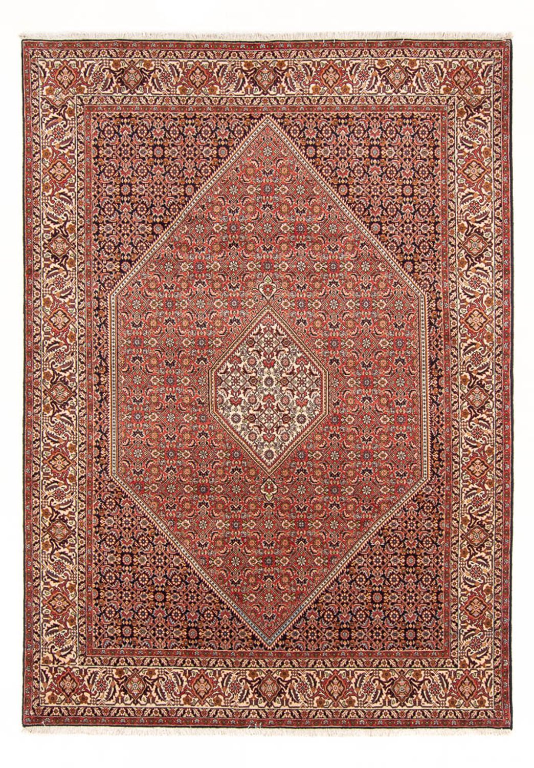Persisk tæppe - Bijar - Royal - 293 x 197 cm - rød