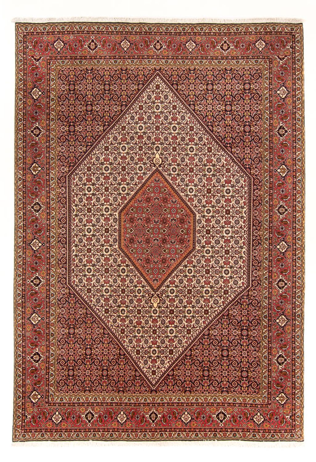 Persisk tæppe - Bijar - Royal - 288 x 200 cm - rød