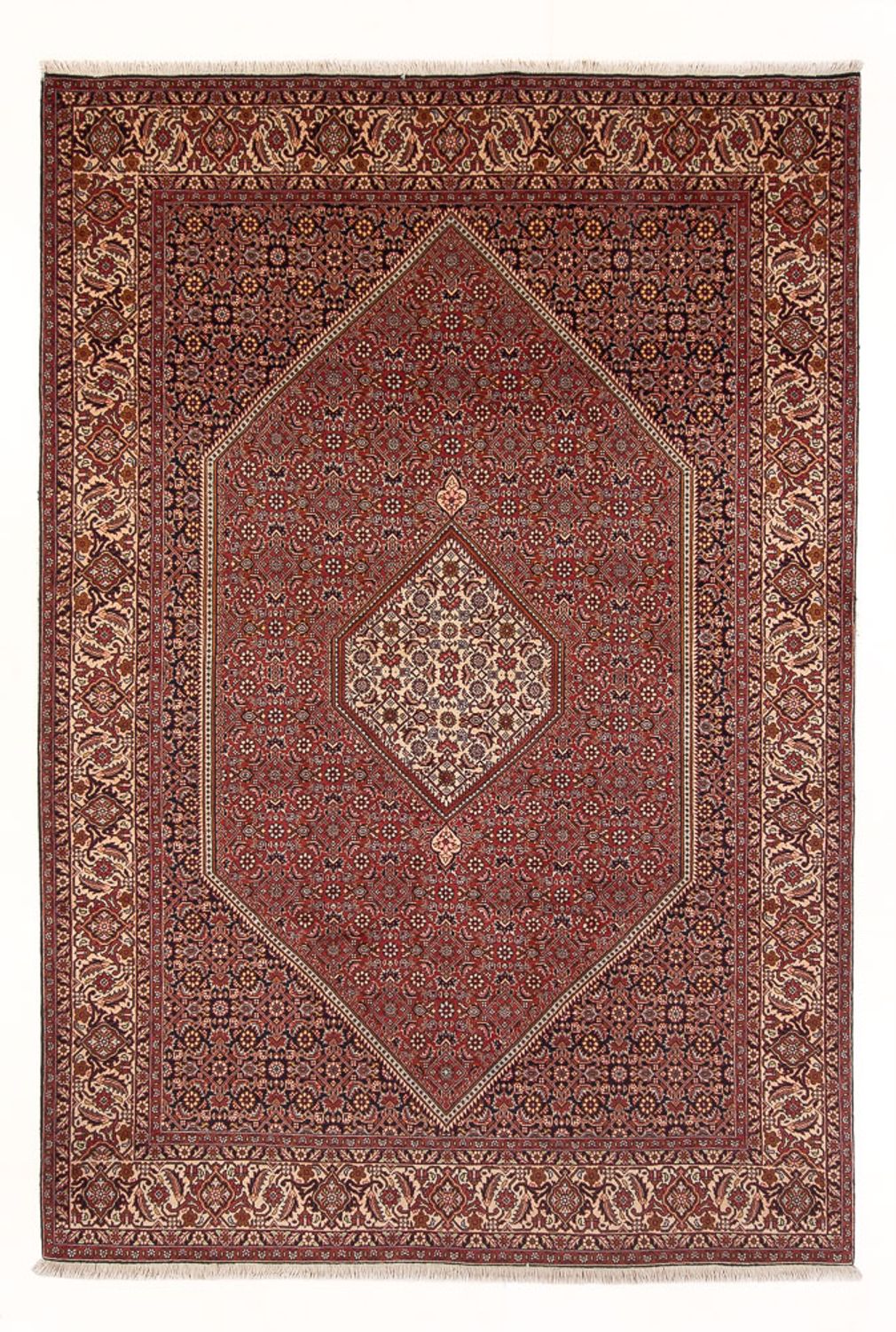 Persisk tæppe - Bijar - Royal - 291 x 197 cm - rød