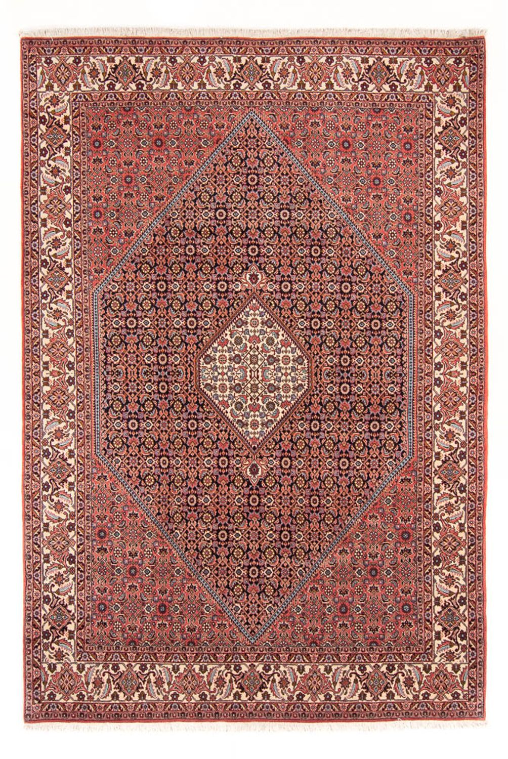 Persisk tæppe - Bijar - Royal - 295 x 197 cm - mørkeblå