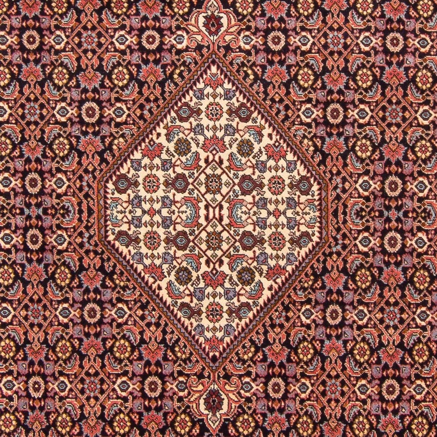 Persisk tæppe - Bijar - Royal - 295 x 197 cm - mørkeblå