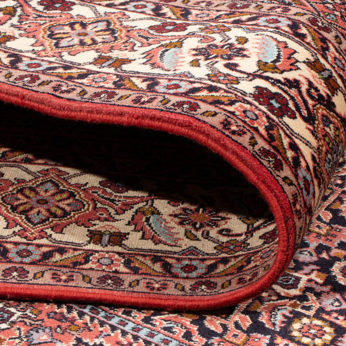 Persisk tæppe - Bijar - Royal - 295 x 197 cm - mørkeblå